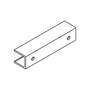 Clip component aluminium Hawa Clipo 25/35, pre-drilled, for wooden fascia