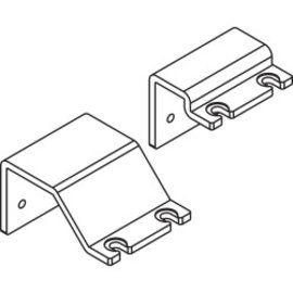 Adapter set, for soft close