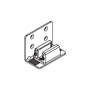 Bottom guide wall mounting adjustable free from play, for glass sliding door Hawa Porta