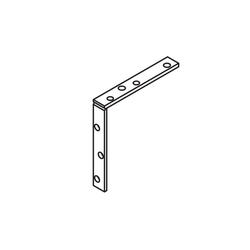 Supporting angle bracket / bottom guide Hawa Porta 300, steel zinc-plated