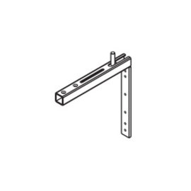 Winkel mit Aufhänge- schlitten und M12-Schraube