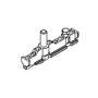 Suspension plate with hanger bolt M12, for 13495