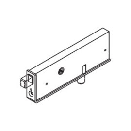 Two-bolt safety lock, with square hexagon socket