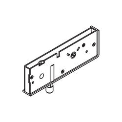 One-bolt safety lock with bottom guide pin, square hexagon socket