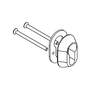 Security rose 12 mm, for profile cylinder 17 61 mm, chrome nickel steel