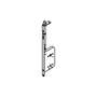 Bar bolt lock Hawa Silent-Stop 1630.KG.1 60 with 1 folding ring key
