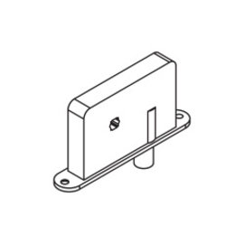 Hawa bar bolt lock with square hexagon socket