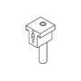 Cover cap retention piece for deadbolt lock and safety lock, for frame system