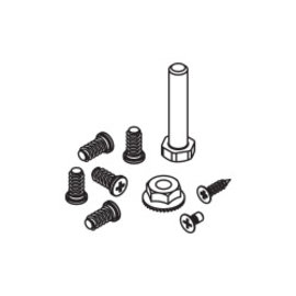 Suspension bolts and mounting screws, set for 1 fixing cup