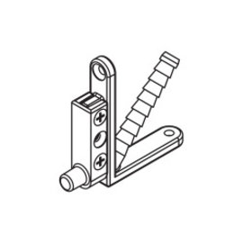 Edge fixed guide bracket, compl. (type Vertical 150)