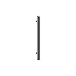 Door handle 400 mm (1' 3 3/4 ''), alu plain anodized