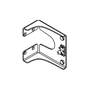 End stop bracket for Push ejector, steel, zinc-plated