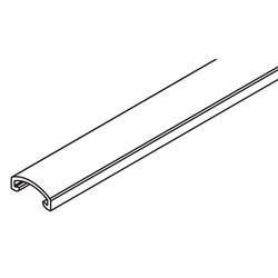 Abdeckblende für Türfuge, für Türhöhe 1200—2200 mm, Aluminium, eloxiert, L= 2200 mm