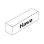 Set Hawa Banio 40 GFE, solution d'angle 120 mm, rails/profilés, alu, anodisé