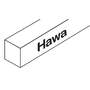 Jeu de montage pour Hawa Adapto 80-120, longueur jusqu'à 2500 mm, avec vis à tête fraisée