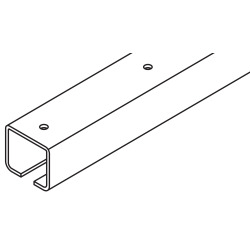 Einfachlaufschiene Hawa Porta 300, Stahl, gelocht L= 3000 mm