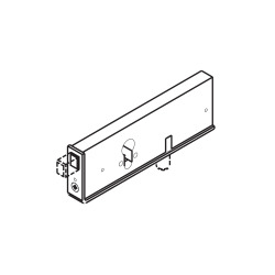Two-bolt safety lock, for 22 mm round cylinder
