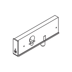 One-bolt safety lock, for 22 mm round cylinder
