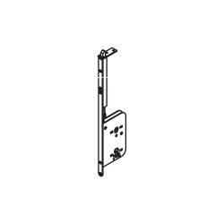Bar bolt lock Hawa Silent-Stop 1630.KG.7 60 for profile cylinder 17 mm