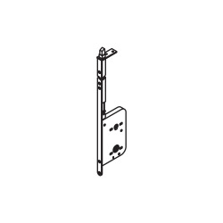 Bar bolt lock Hawa Silent-Stop 1630.KG.4 60 with square socket 7 mm
