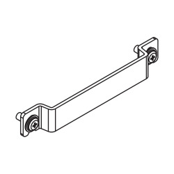 Folding panel connecting elements for two pairs of folding sliding doors (pair)
