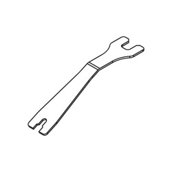 Fork spanner SW 17 8 13