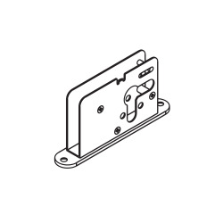 Bar bolt lock 9 mm, profile cylinder 17 mm
