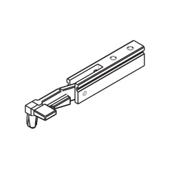 Bottom locking device 18-90°, left, lateral operation (HAC)