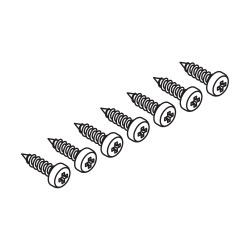 Set of screws for spacer  profile, 7 pieces PH 4x16 mm (5/8'')