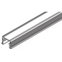 Guide track Hawa Regal, aluminium anodized, for glueing, L= 3500 mm