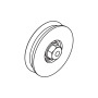 Plastic wheel with ball bearings, complete, 70 mm (type Vertical 150)