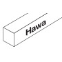 Jeu de montage pour Hawa Adapto 80-120, longueur jusqu'à 2500 mm, avec vis à tête fraisée